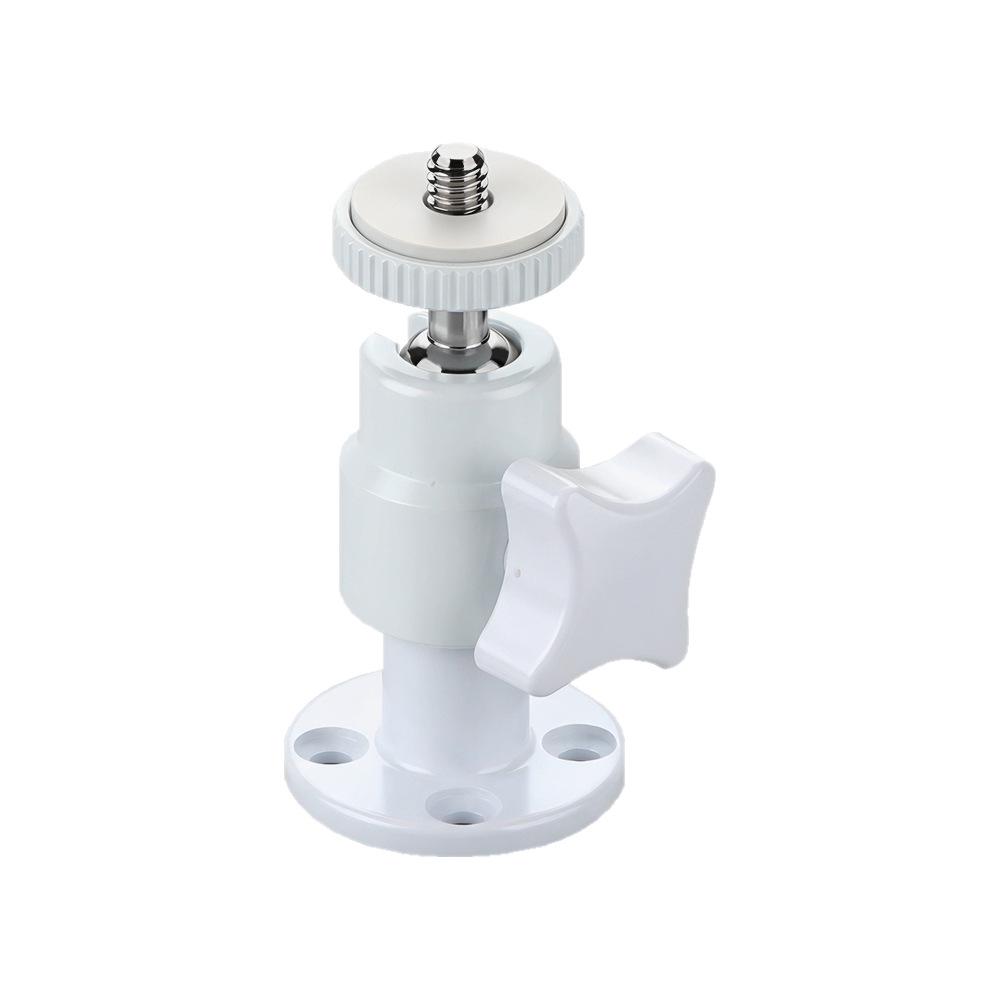 360° Rotatable Camera Monitor Bracket with 1/4 Ball Head & M4 Screw Mount