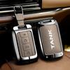 Goat Leather Car Key Case Great Wall Tank Wy Tank 300 500 Tank300 Tank500 Key Case Car Remote Key Fob Zinc Alloy Leather Protect