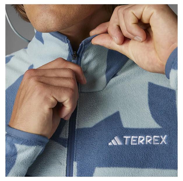 adidas Флисовая на молнии Terrex Multi Printed
