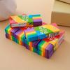 Rainbow Erasers, Ultra-Clean No Residue 2B Eraser with Handle for Writing and Drawing, Suitable for School Use by Art Students