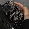 Popular black sports car suitable for Apple 16PROMAX matte 13 protective case 11promax mobile phone case