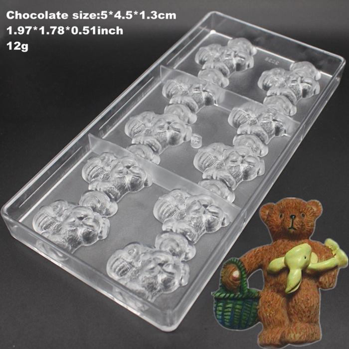 Rose Chocolate Polycarbonate Mold Football Chocolate DIY Moulds Soccer Chocolate Bombs Maker Golf Candy Mold