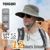 Men's & Women's Breathable Quick-Dry Sun Hat for Summer Hiking & Fishing, Foldable Mesh Design