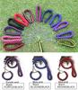 Eight-Strand Braided Dog Collar and Leash Set with Bone Chest Strap by Shuangyu Pets