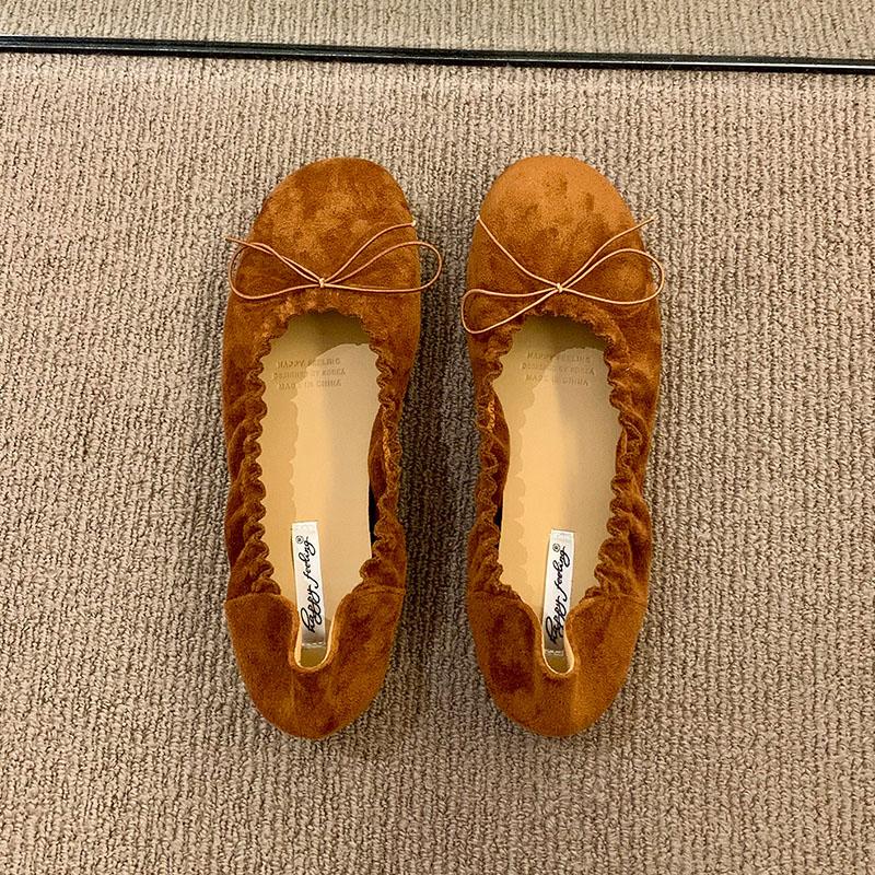 Fashion Fashion Slip On Women Flats Shallow Shoes Soft Casual Female Butterfly-Knot Footwear Round Toe Ladies Flats With Shoes