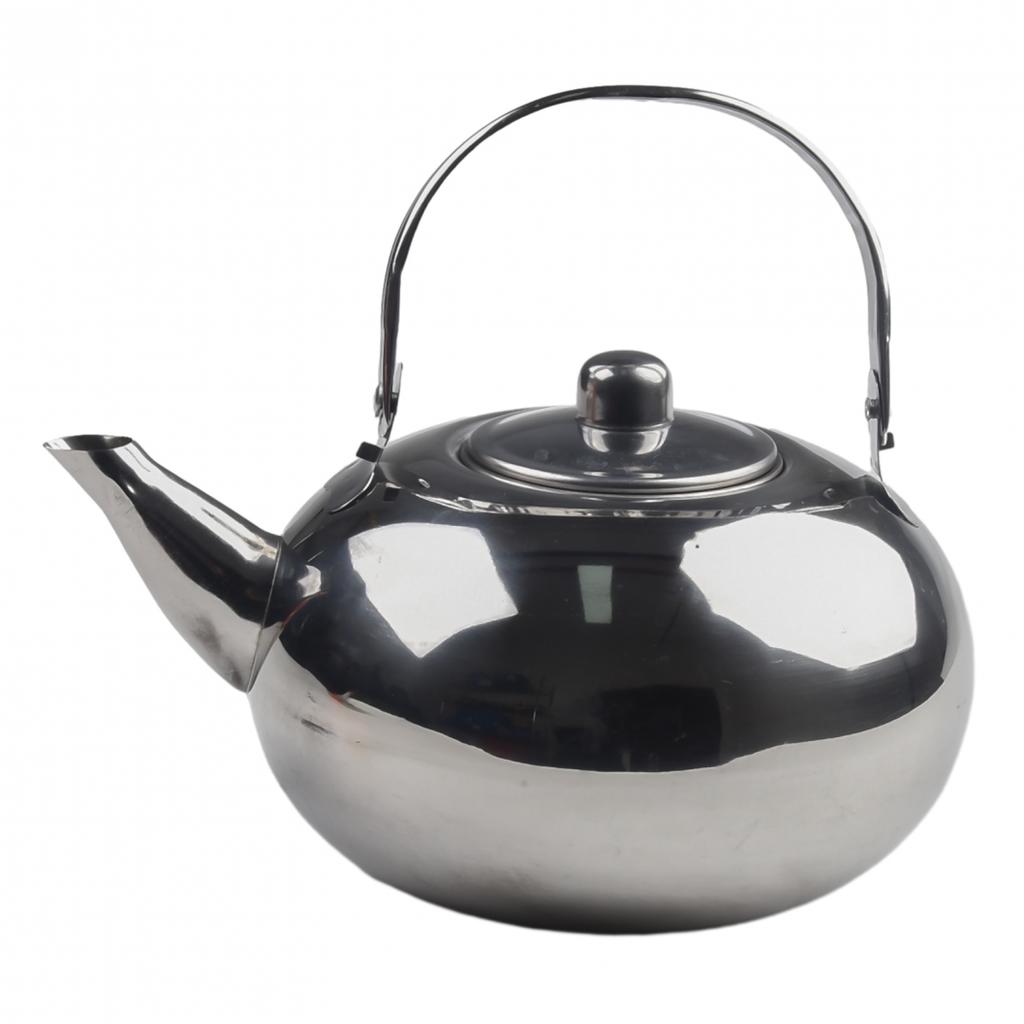 Camping Coffee Pot Made of Stainless Steel with Anti Scalding Handle