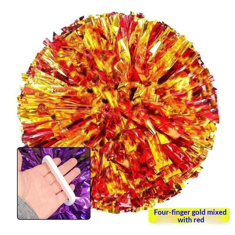 Pompon Multicolori Gioco per Bambini da 5/6 Pollici Palla Tifo per Animali da Compagnia Accessori 'Forza!' Economici Pratici Decorazioni per Festa di Cheerleading Danza Concerto