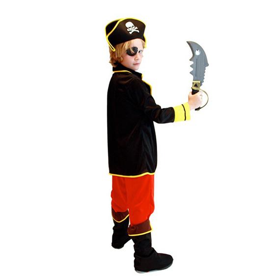 Junge Kind Kind Performance Kleidung Cosplay Kleidung Anzüge Karneval Halloween Party Kinder Karibik Pirat Samurai Kostüm