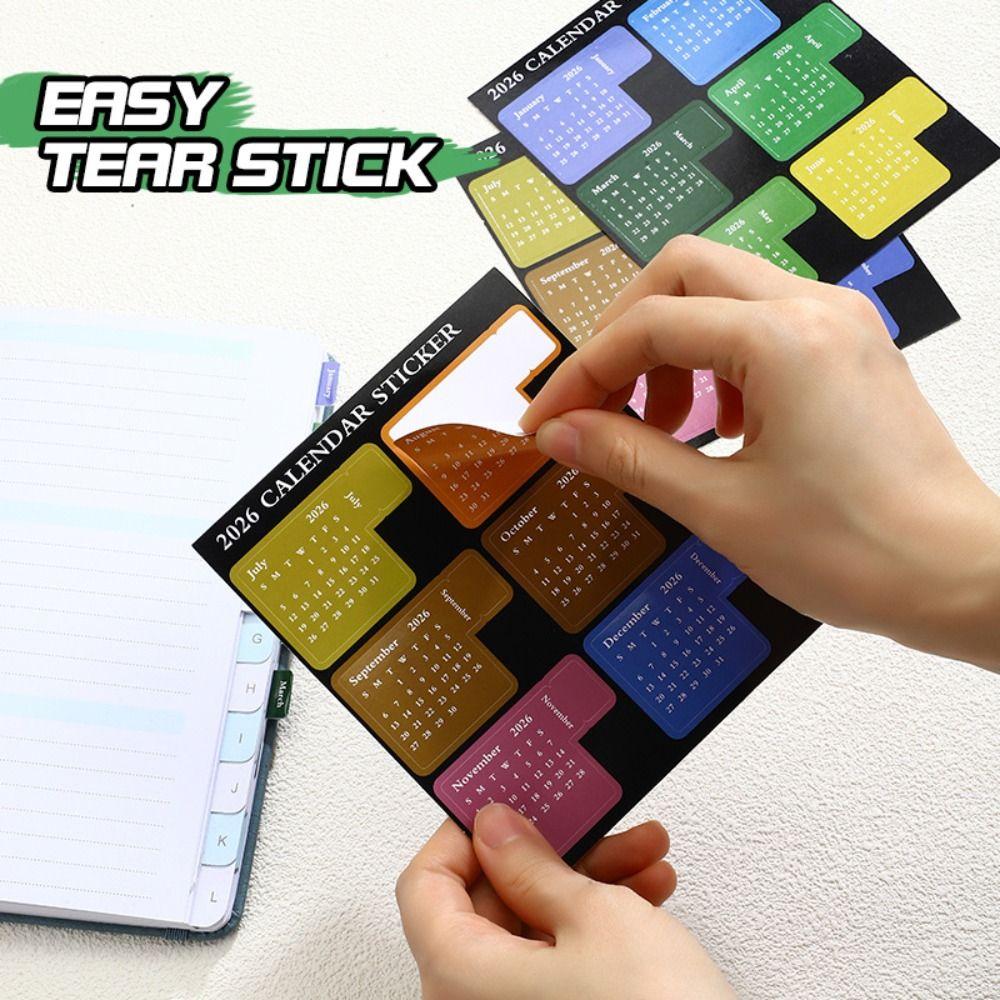 Barevné samolepky do plánovače DIY samolepky na rozvrh NOVÉ Poznámky do sešitu Škola