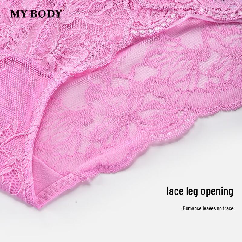 Mybody Women's Lace Mid-Low Waist Briefs