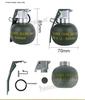 M67 Grenade Model - Military Fan CS Tactical Decoration & Film Photography Prop