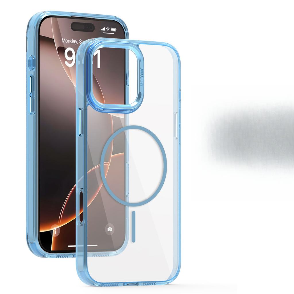 Star Shield Transparent Detaillierter Kreis Magnetische Saugkraft 14 Anwendbar auf iPhone13 Apple 16 Handyhülle 15PROMAX Sturzsichere Hülle