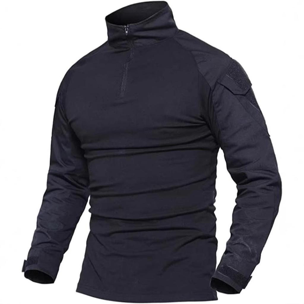 Neuer Stil Herren Tarnung Schnelltrocknendes Langarm Trainingsshirt, Modische Outdoor Bekleidung.