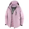 Unisex Fleece-Lined Graphene Quilted Jacket: Windproof, Waterproof, Cold Protection for Autumn/Winter Mountaineering