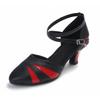Latin Shoes Salsa Tango Ballroom Party High Heel Women's Shoe Red Black Girls Summer Outdoor Sports Shoes Dance Shoe