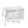 Organizer Jewelry Organizer Desktop Storage Box Drawer Type Transparent Shelf Stationary Hair Decoration Box Can Be Stacked Orga