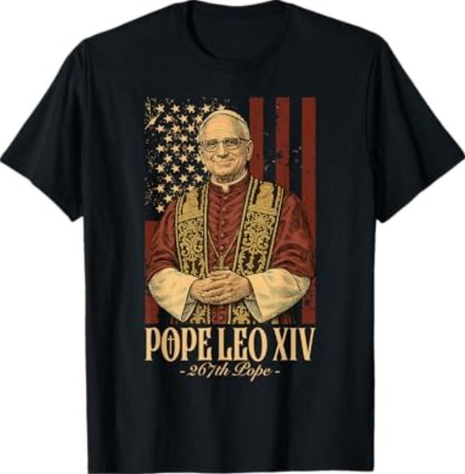 New Cardinal Robert Prevost Pope Leo XIV T-Shirt XXXXL