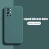 Per OnePlus 9R Custodia Quadrata Silicone Liquido Opaco Morbida Protezione Fotocamera Cover Per OnePlus 9 Pro One Plus 9R 9 Pro Custodia per Telefono