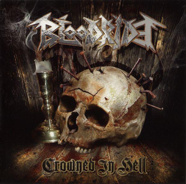 CD BLOODRIDE - Crowned In Hell  VJR038 Violent Journey 2011 Finland Rock Used