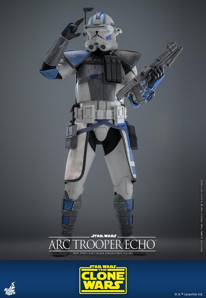 Television Masterpiece Star The Clone Wars ARC Trooper Echo Scale Figure Wars 1/6