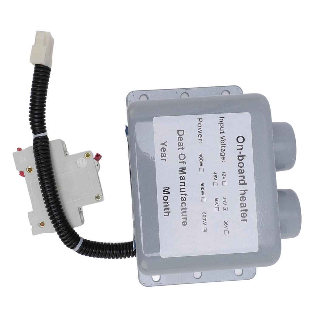 Grzejnik przestrzenny z 2 wylotami, samochodowy grzejnik elektryczny, odmrażacz do szyb, odmgławiacz z zabezpieczeniem przed przeciążeniem, DC24V