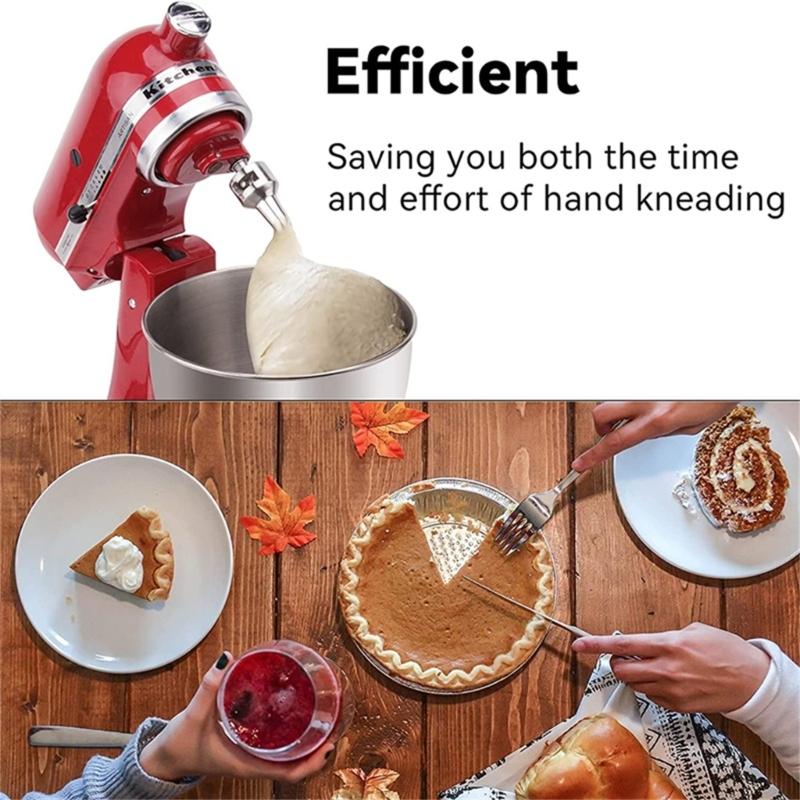 Mixer Dough Hook Stainless Steel Dough Hook Stand Mixer Accessories Dough Hook Replacement Stainless Steel Material
