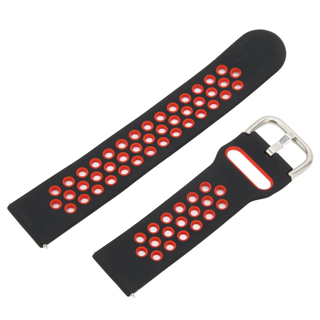 20mm Soft Silicone Watch Band Strap Wristband Replacement with Holes for GTS 3