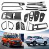 Kia KX3 (2019-2024 m) Salono dalys: Oro išleidimo anga, Porankis, Durų rankena, Pavarų perjungimo skydelis, Priekinių žibintų reguliavimas