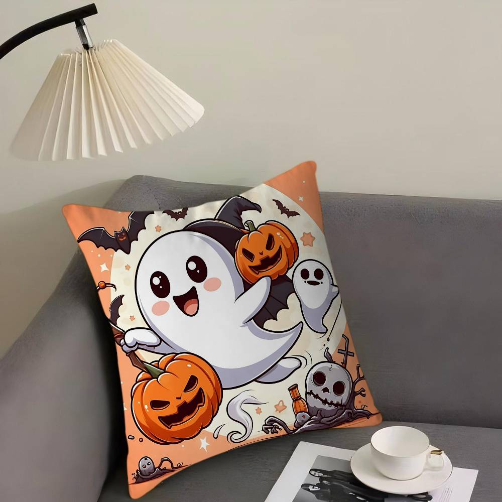 

Halloween Personalized Picture Text Home Decorative Pillows Household Gifts 45x45cm 16x16Inch
