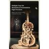 ROBOTIME AMK63 Magisches Cello für Erwachsene 3D-Puzzle - 3D-Holzpuzzle für Erwachsene - Holz-Spieluhr-Puzzle zum Bauen - Einzigartiges Musikgeschenk Hobby-Bausätze