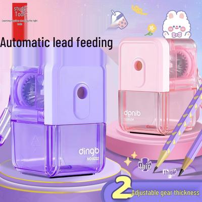 Dingbang 8222 Adjustable Two-Speed Anti-Jam Pencil Sharpener for Students