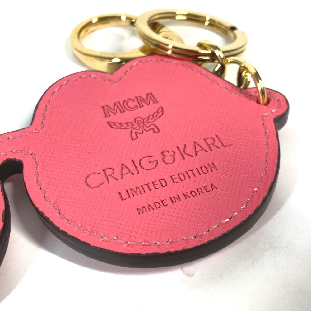 MCM CRAIG & KARL Collaboration Eyeglasses Design Bag Charm Key Holder Unused