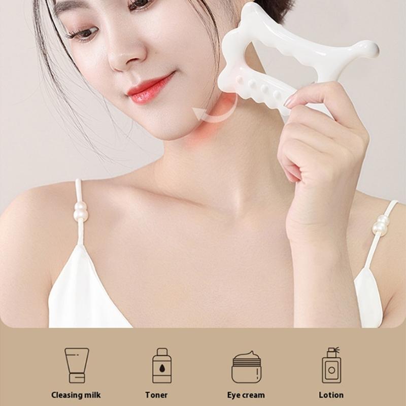 Manual Face Body Massagers Resin Roller Stick Enhances Blood Flow Reduces Puffiness Fatigue Handheld Gua Sha Board