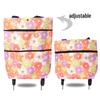 Folding Eco-Friendly Trolley Bag with Wheels for Groceries