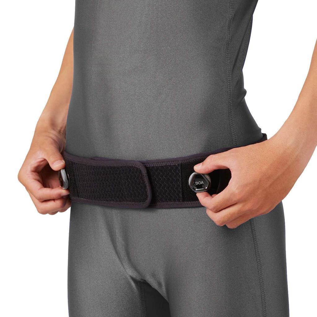 ZAMST Pelvilock Pelvic Support Belt for Sports and Daily Use Black Size LL Adjustable Dial Hip Brace 383104