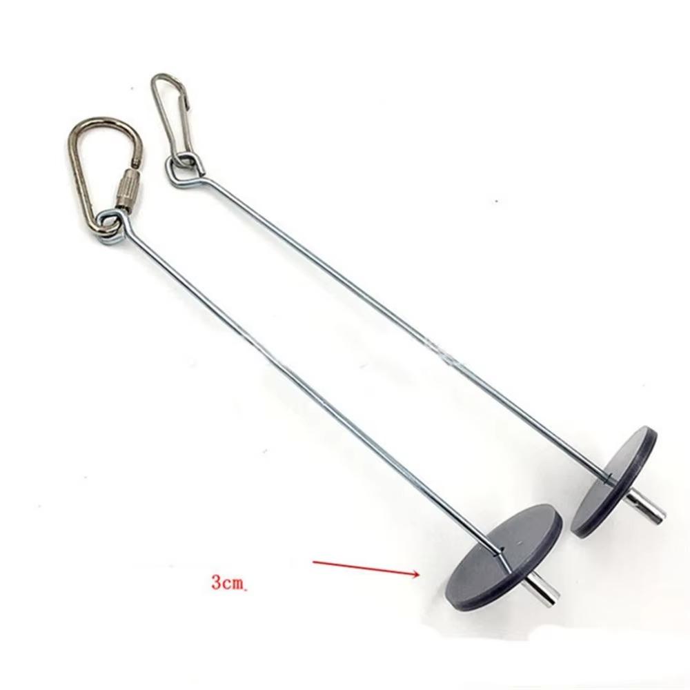 Stainless Steel Bird Feeder Skewer for Parrots Durable Fruit/Meat Holder Cage Perch Food Feeding Stick Pet Bird Accessories 1PC