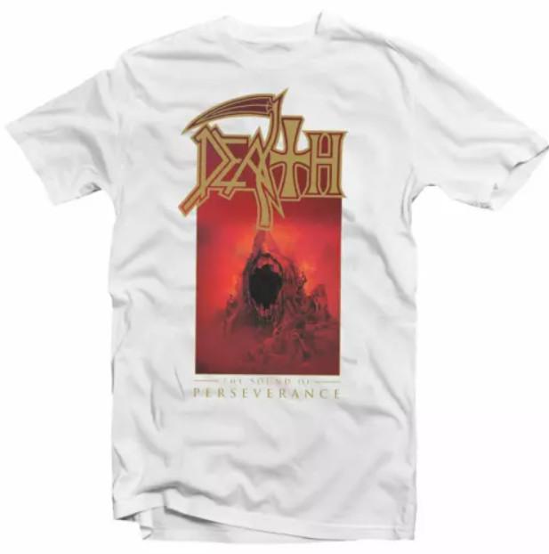DEATH band The Sound Of Perseverance Men T-shirt White XXXL