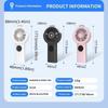 Water Cooling Handheld Misting Fan Portable Small Personal Cooling Fans Mini Cooling Fans  Travel