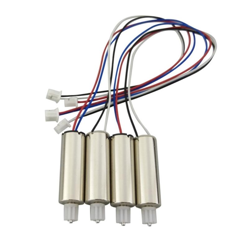 4Pcs CW CCW Motor Electrical Machine for E58 S168 Remote Control Drones Accessories Electric Quadcopter Spare Parts