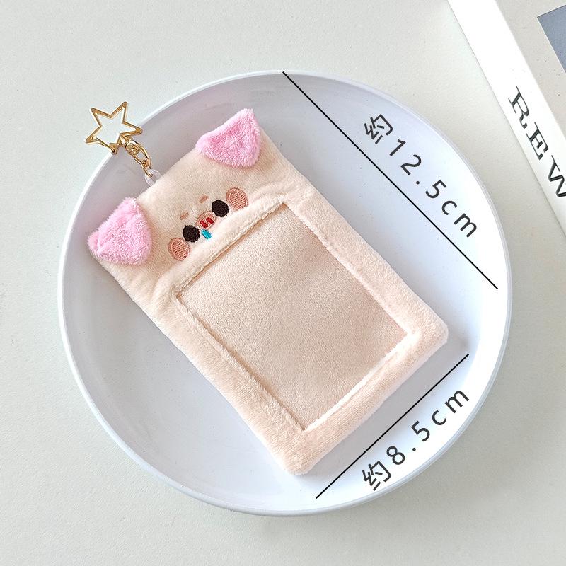 

Плюшевий тримач для карток Cinnamoroll & My Melody - Ідеально підходить для кампусної їжі, проїзного квитка, ID або фотографій