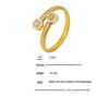 18k Gold Plated Life Tree Rhinestone Open-end Bracelet, European & American Design, Titanium Steel