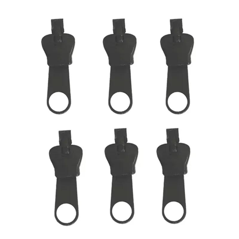 

6Pcs Universal Instant Fix Zipper Repair Kit Replacement Zip Slider Teeth Rescue New Design Zippers Sewing Clothes Zipper Puller