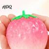 Stress Relief Gadget 1/2Pcs Strawberry Squeeze Toy Color Changing Ball Sensory Decompression
