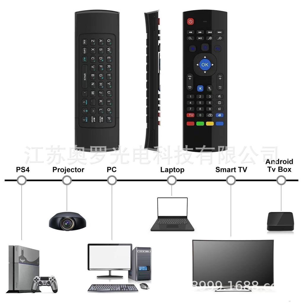 MX3 C120 G10 G20 Q5 2.4G flying mouse remote control somatosensory keyboard