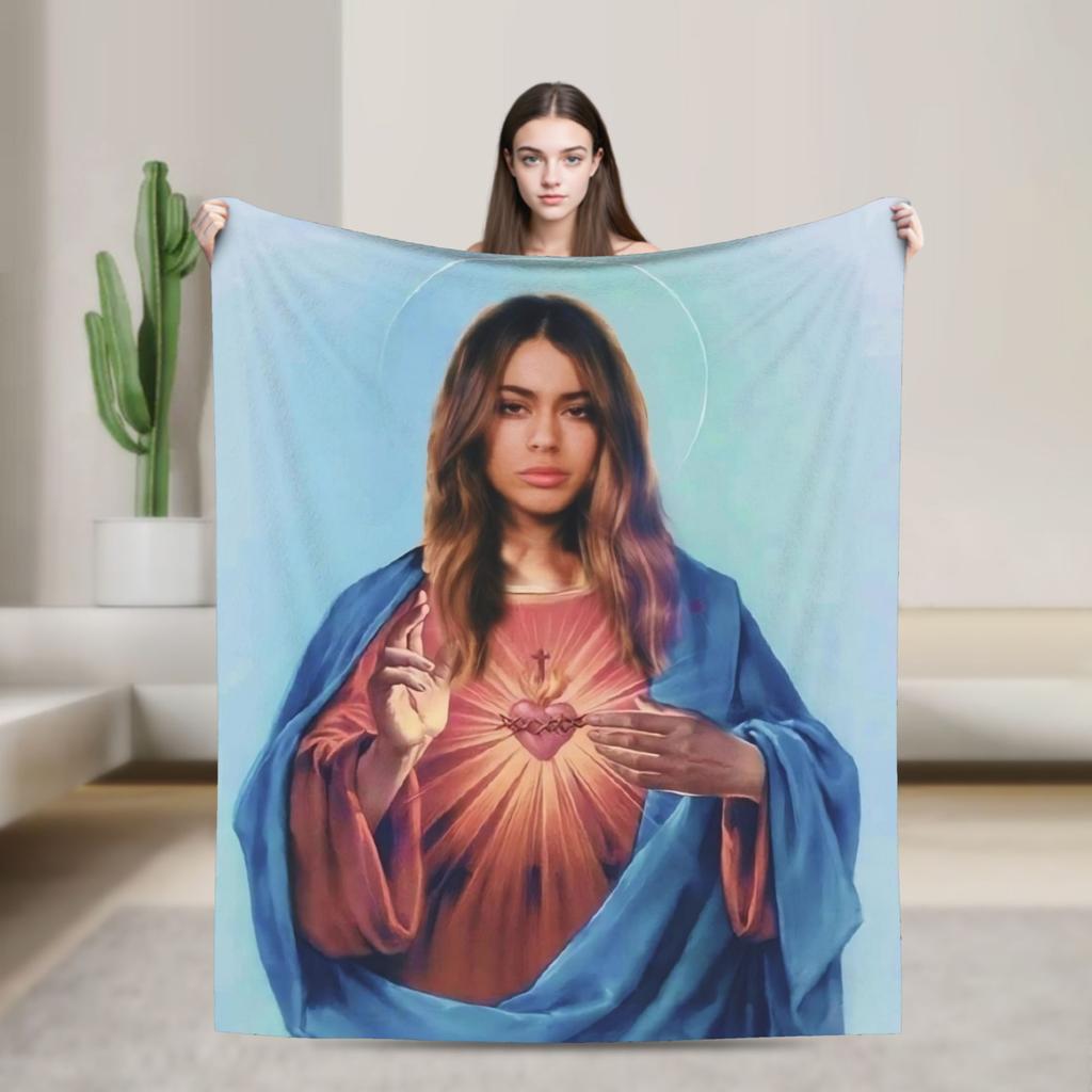 Soft Blanket Travel Office Singer TINI STOESSEL Futtura Album 2025 Throw Blanket  Flannel Bedspread For Bedroom Sofa Bed Cover