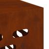 Air Conditioner Cover Rust Colored 90 x 40 x 60 cm Weatherproof Steel