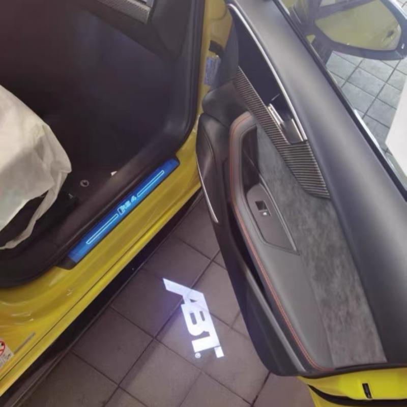 For Audi 8P Led Emblem Car Door Laser Logo Light Projector for Audi ABT A6 S5 S4 A8 A4 A1 A3  TT RS4 RS3 6 R8 A5 A7 Q3 Q5 Q7 Welcome Lights