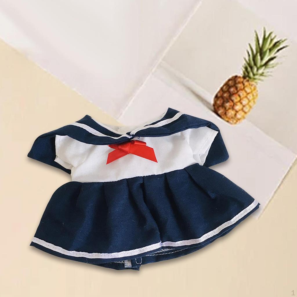 20cm Cute Doll Dress Costumes Flexibility DIY Toy Photo Props for Kids Fashion Imagination Soft
