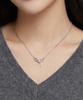 Julius1 Cutie Ribbon Point Necklace Jsb-510