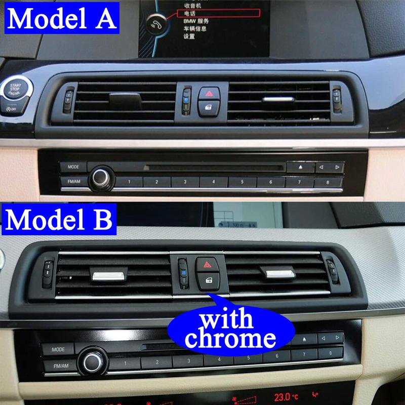 Dash Front Center AC Air Vent Grille Cover Replacement For BMW 5 Series F10 F11 520i 523i 525i 528i 535i 64229166885 64229209136